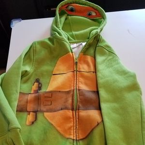 Boys size 7 TMNT zip up hoodie